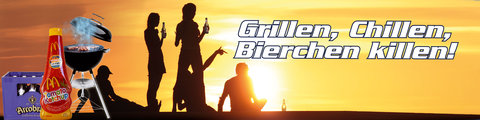 Grillen. Chillen. Bierchen killen.